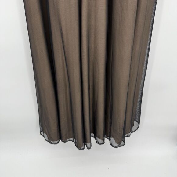 JS Boutique Vintage Beaded Formal Dress Long Mesh Size US 10 Evening - Picture 3 of 11